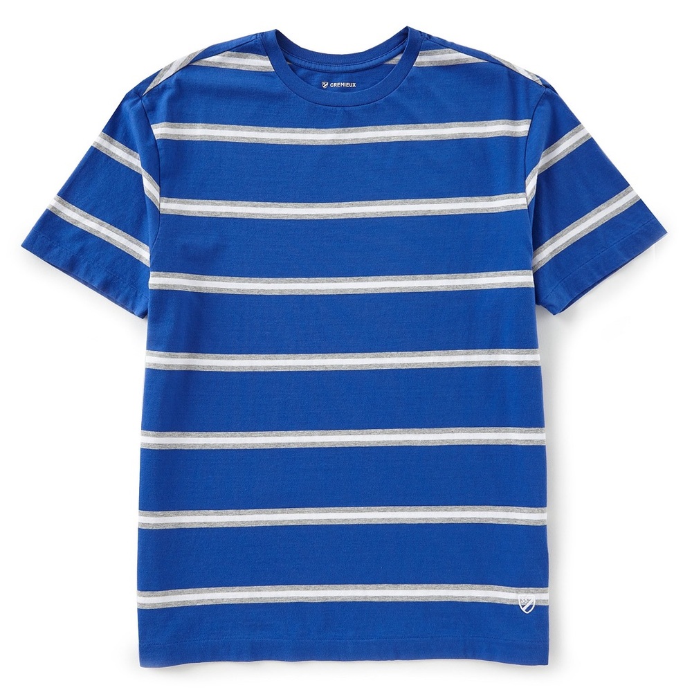 Men’s Cremieux Blue Striped T-shirt NEVER WORN